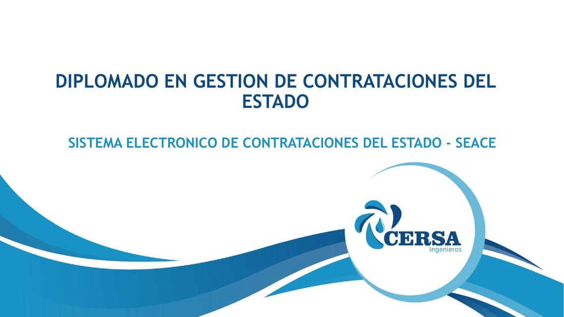 Sistema Electrónico de Contrataciones del Estado 