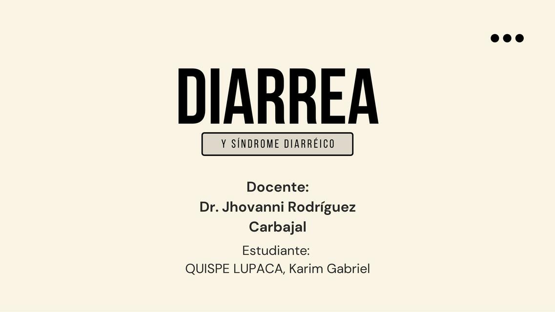 DIARREA 