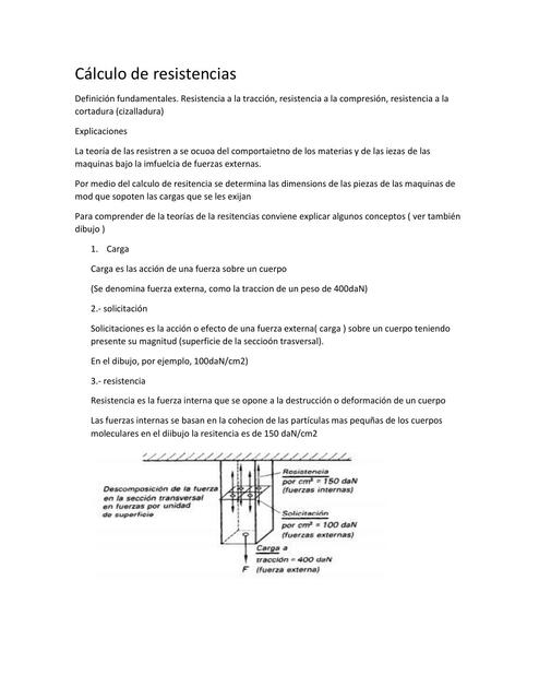 Calculo de Resistencias