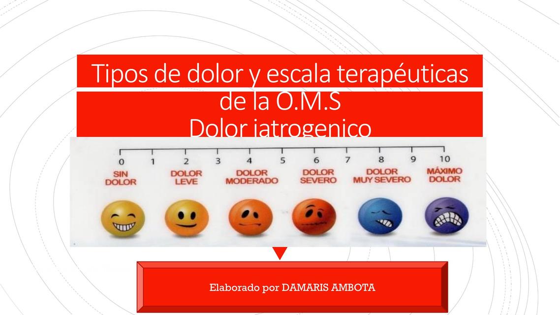 Dolor iatrogénico