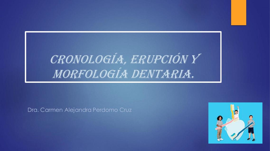 Erupción dentaria