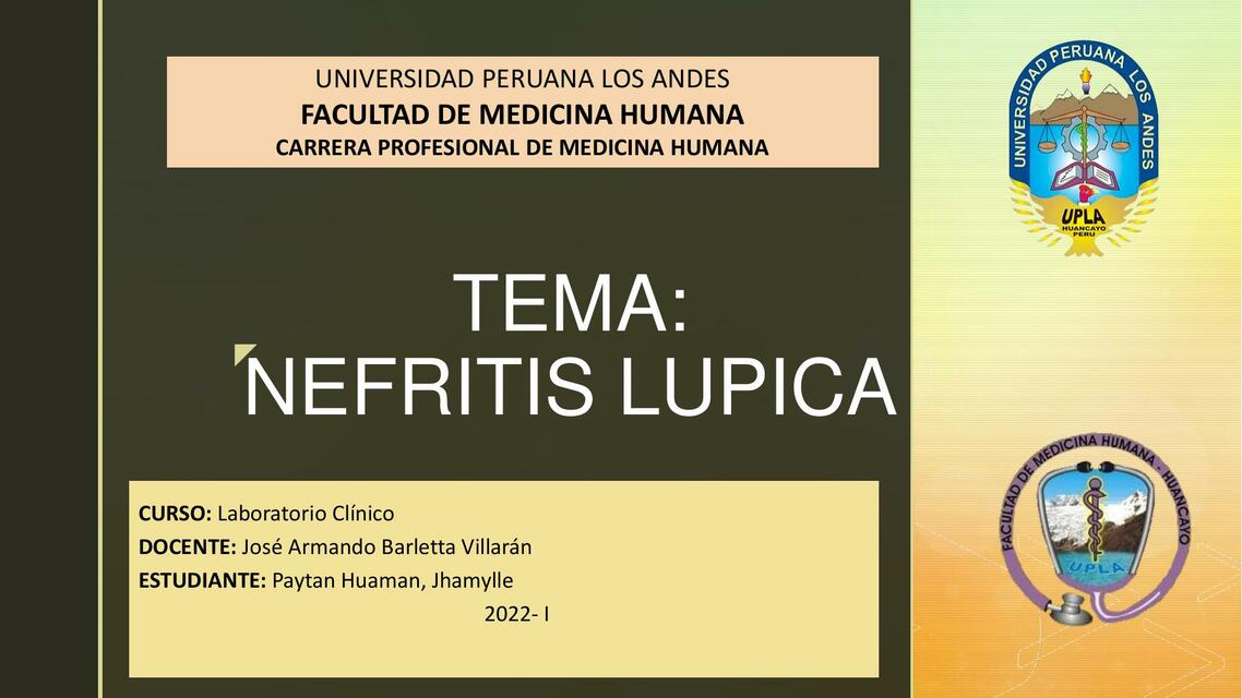 Nefritis Lúpica 