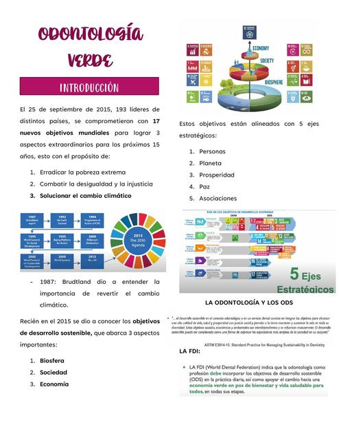 ODONTOLOGÍA VERDE