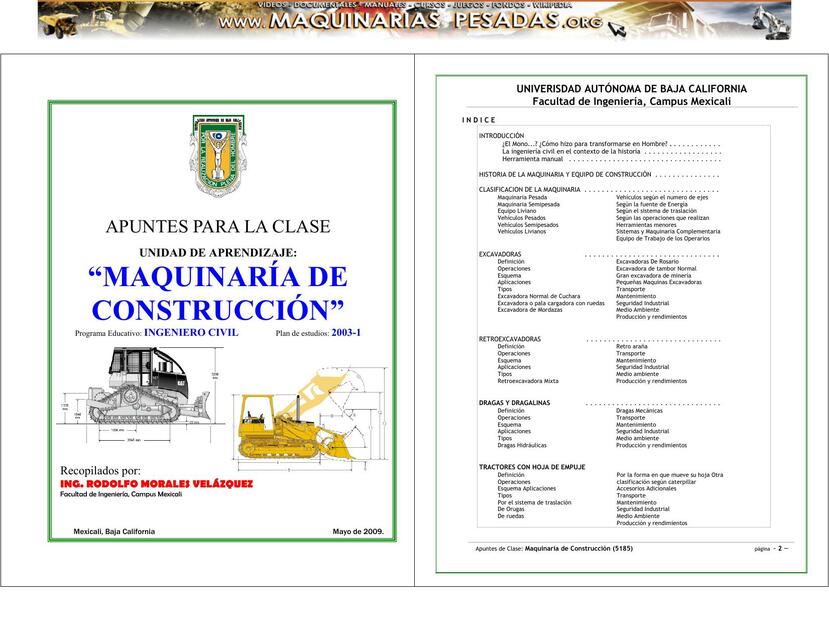 Curso Maquinaria Pesada- Construcción