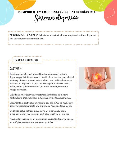 Fisiopatología sistema digestivo