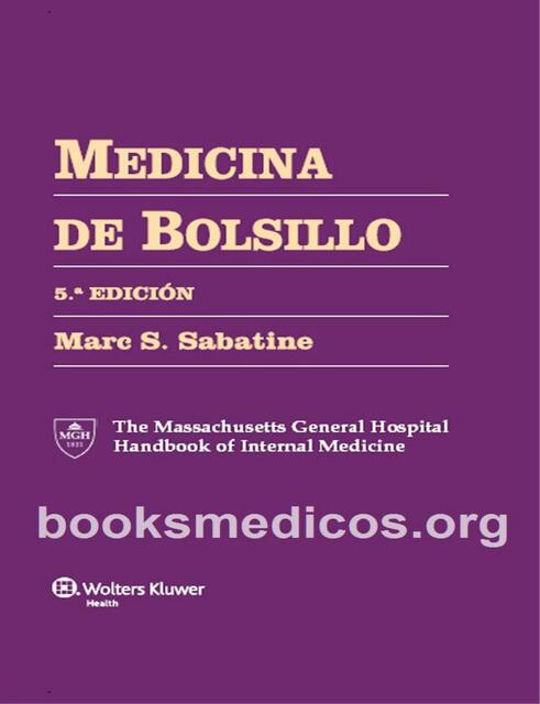 Medicina de Bolsillo Sabatine 5 Edición