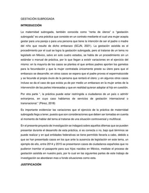 Gestación Subrogada- Bioética 