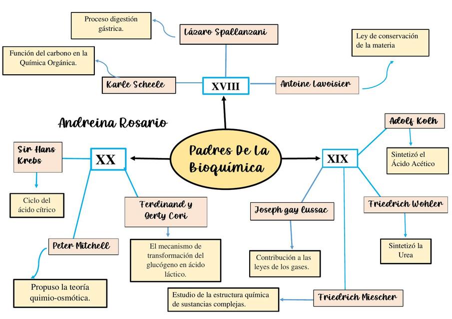 Padres de la bioquímica | Andreina Rosario R. | uDocz