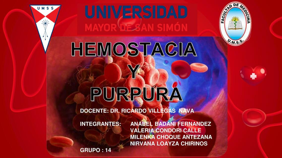 Hemostasia y Purpura