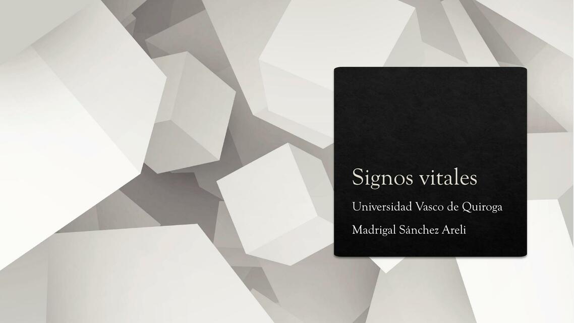 Signos Vitales