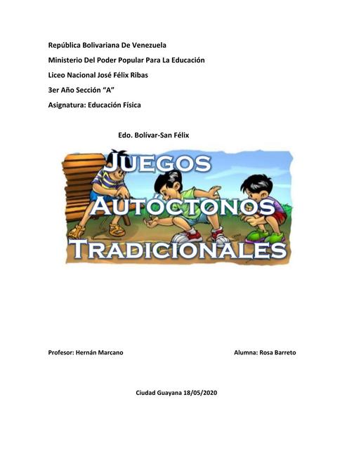 juegos tradicionales