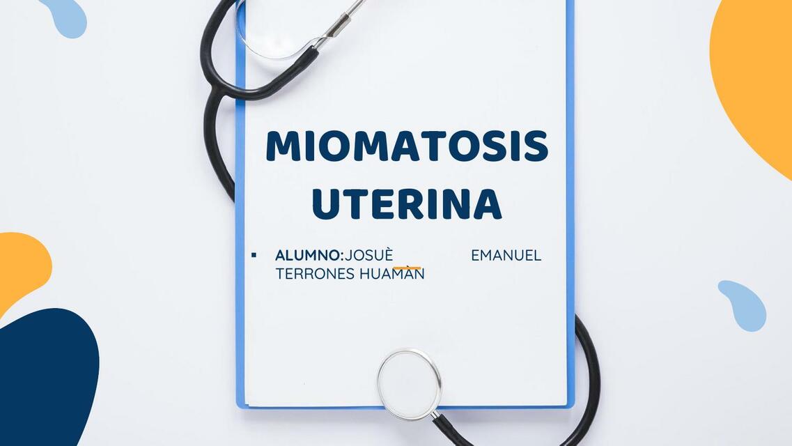 Miomatosis uterina