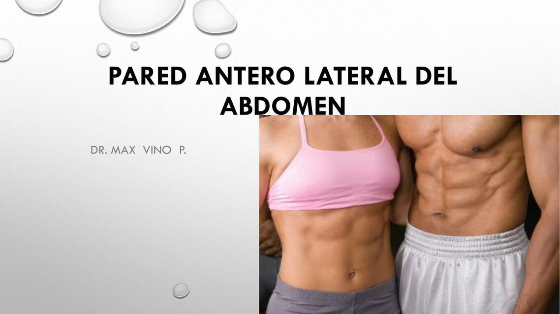 Pared Anterolateral del Abdomen 