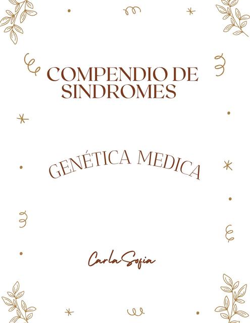 Compendio de Síndromes 