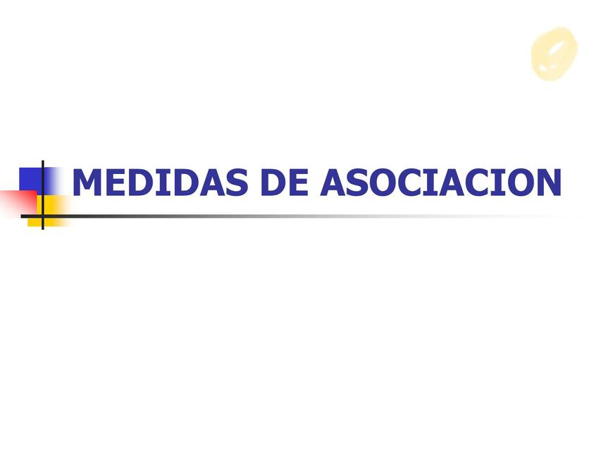 Medidas de asociacion