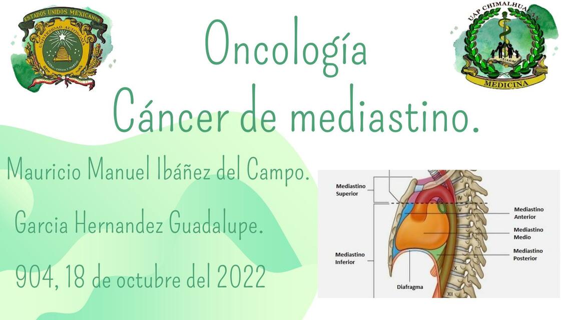 Cáncer de Mediastino