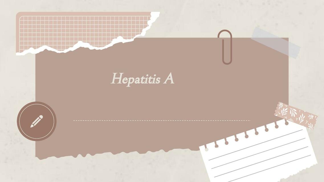 Hepatitis A