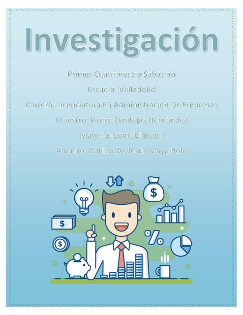 Investigación Contabilidad, aspectos básicos