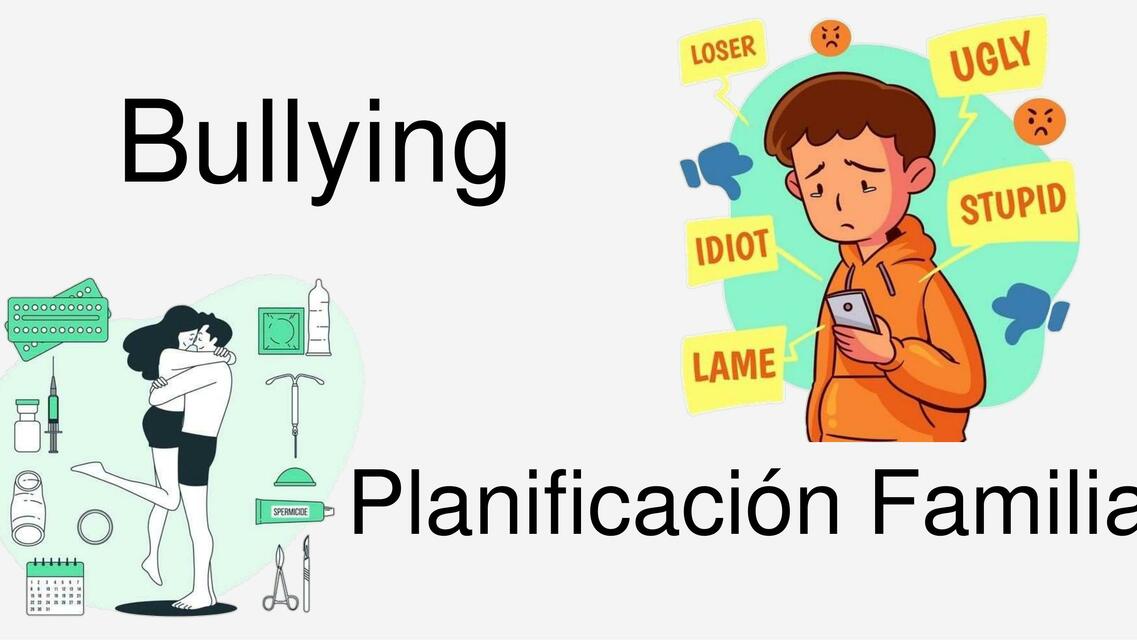 Bullying y Planificación Familiar