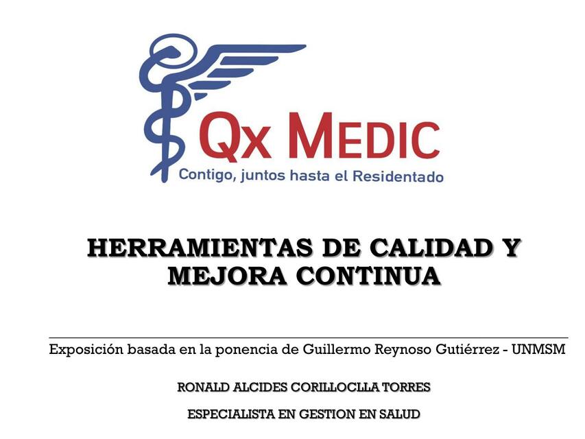 Herramientas de Calidad y Mejora Continua