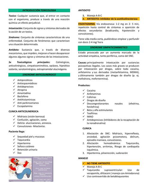 Introducción Toxicologia