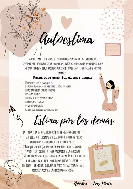 Autoestima Ivis Ponce Udocz Autoestima Ivis Ponce Udocz