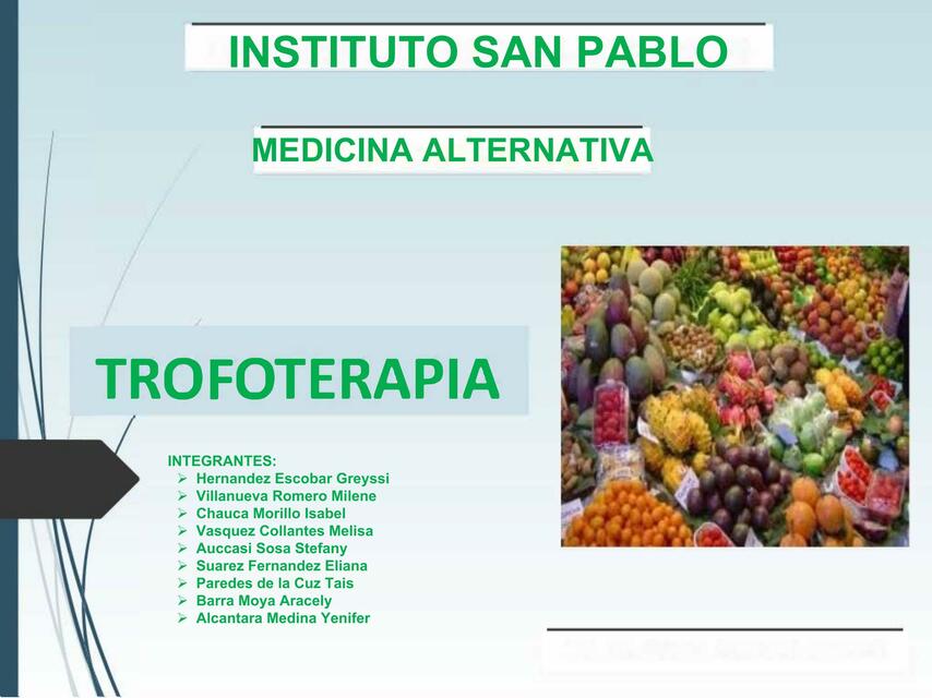 Trofoterapia 