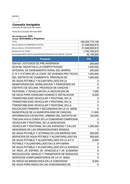 Consulta amigable ejeución mpc