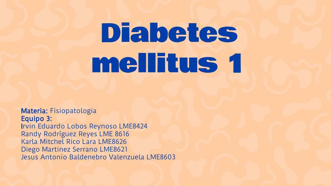 Diabetes Mellitus 