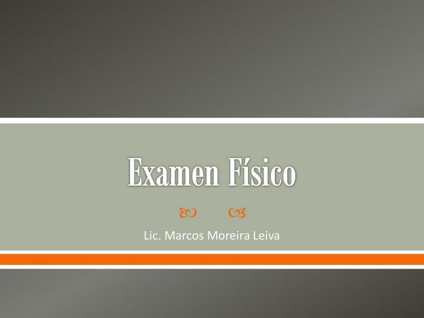 Examen fisico