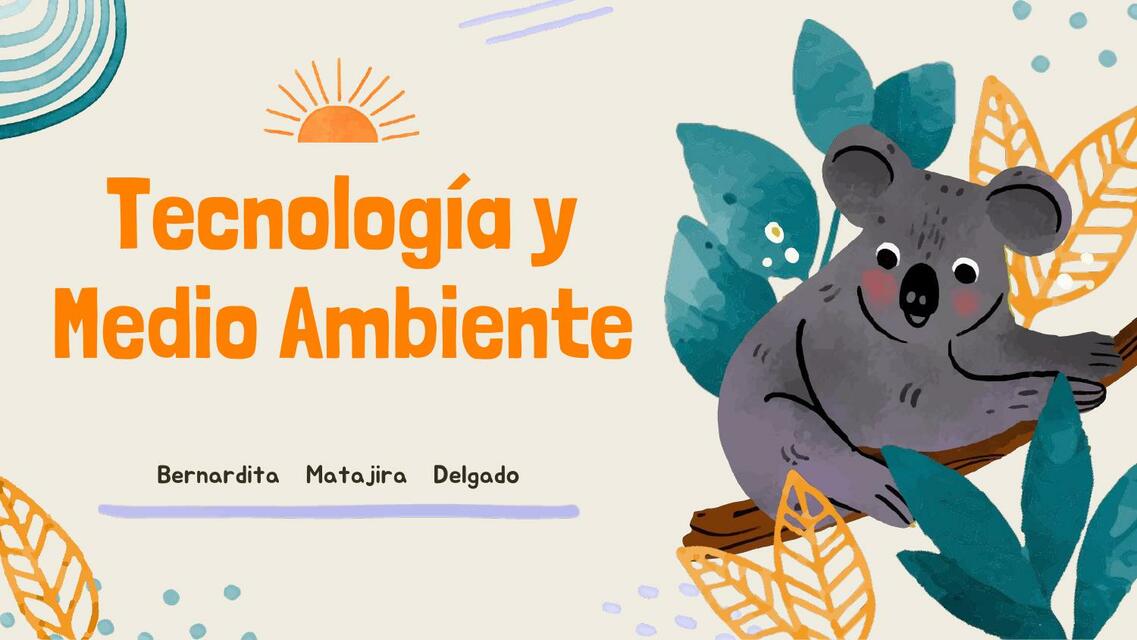 Tecnología y Medio Ambiente 