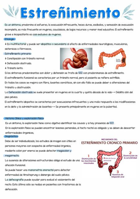 Estreñimiento - PDF | Medicina.zip | uDocz