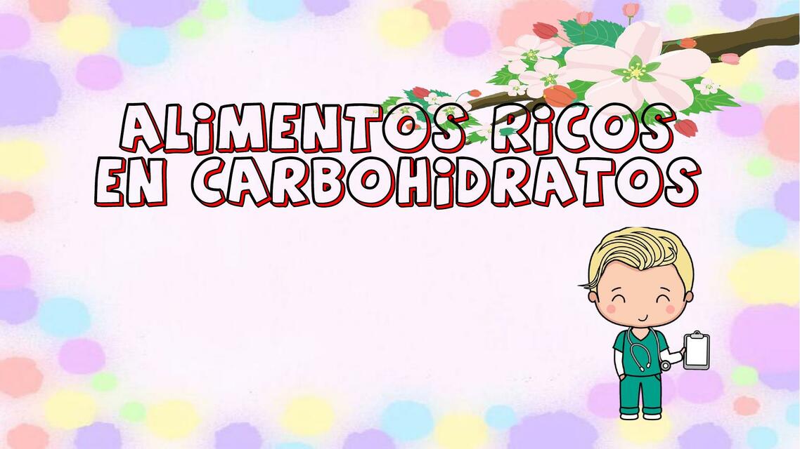 Alimentos ricos en carbohidratos