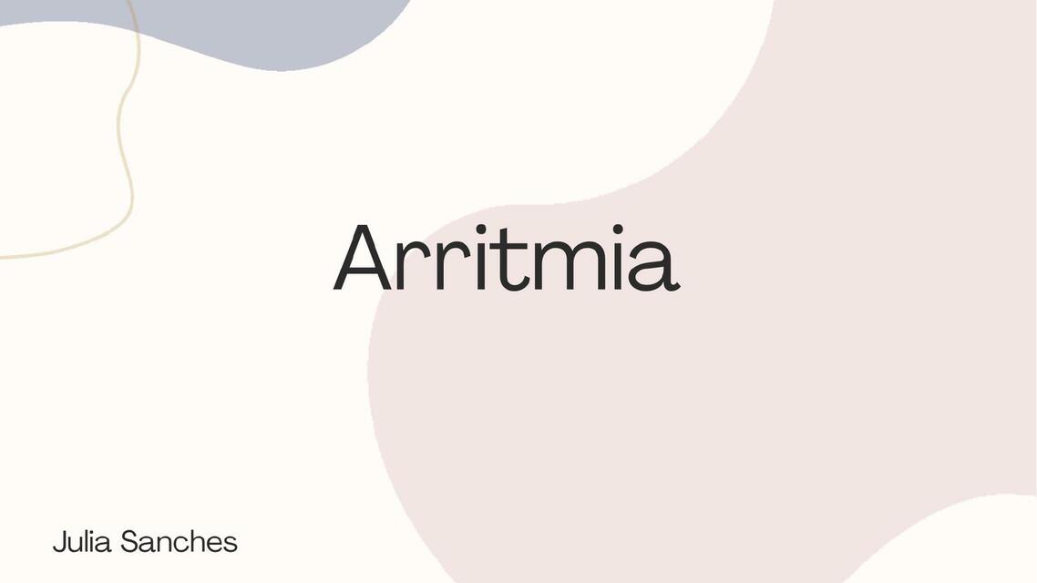 Arritmia 