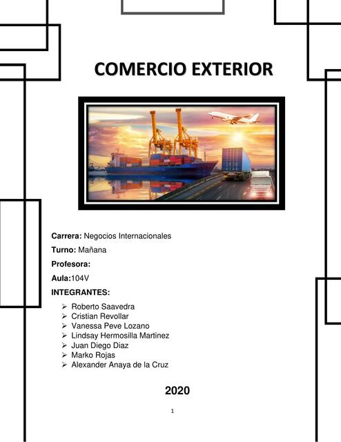 Comercio exterior