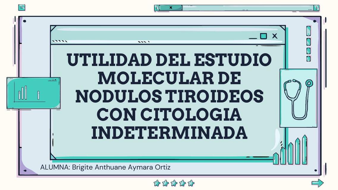 Utilidad del estudio molecular de nodulos tiroideos con citología indeterminada