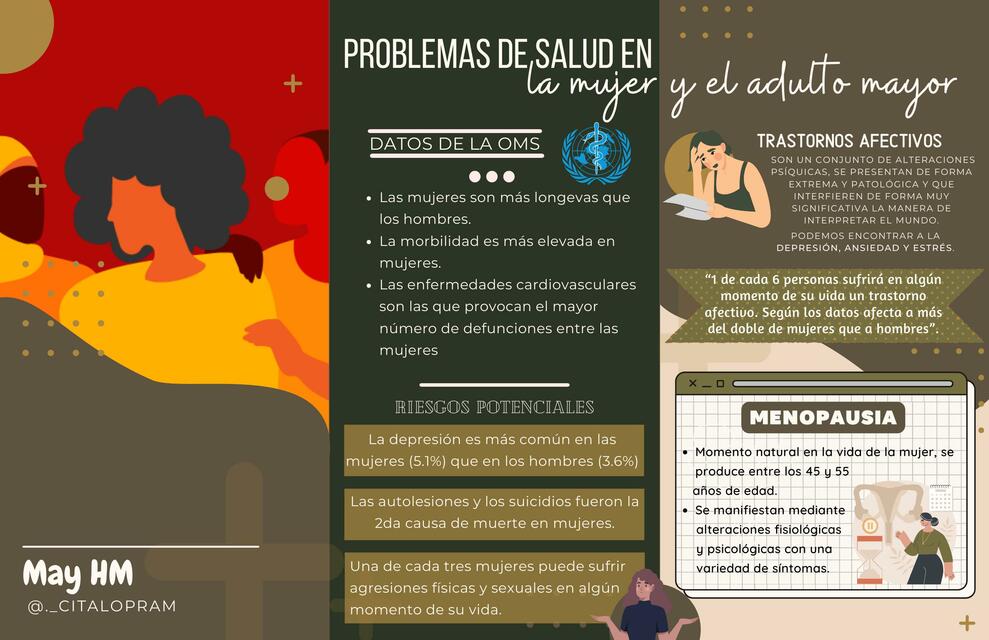 Problemas de Salud en Mujeres y Adultos Mayores