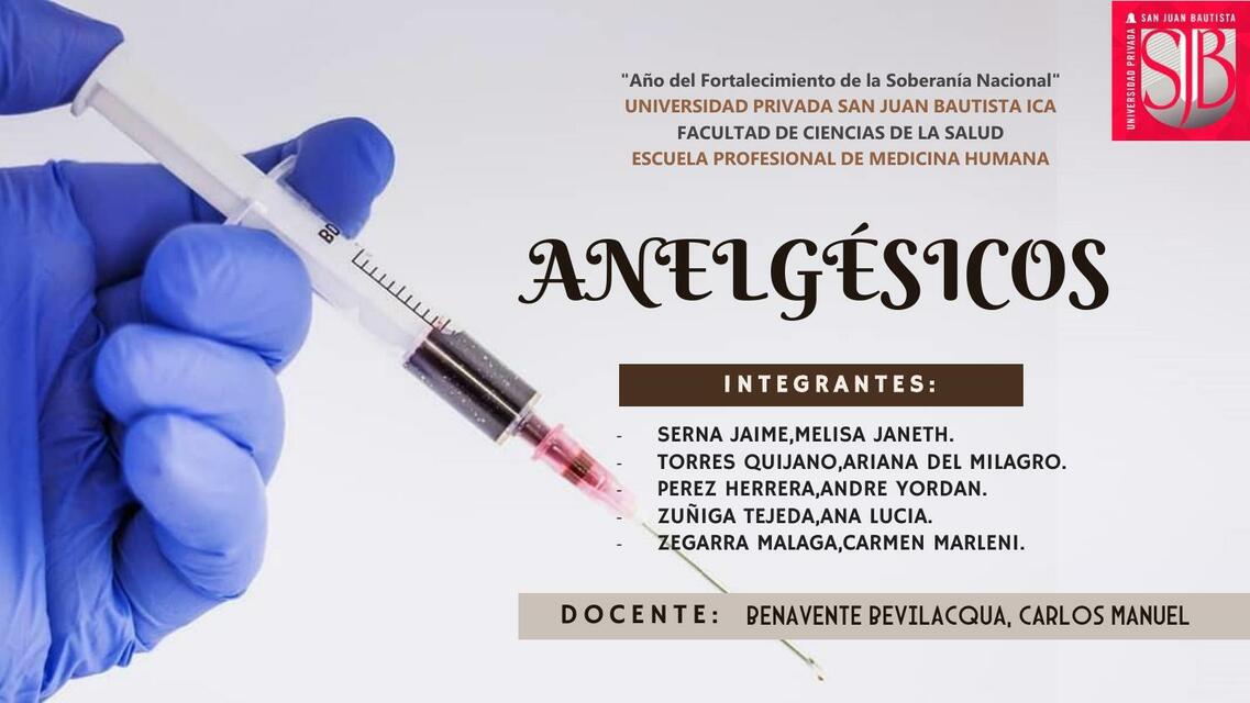 Analgésicos