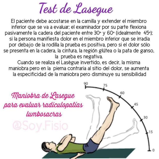 Test de Lasegue uDocz
