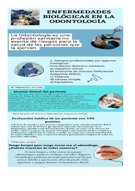 Enfermedades en odontología