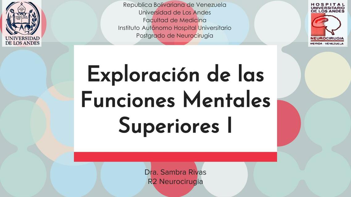 Funciones Mentales Superiores 1