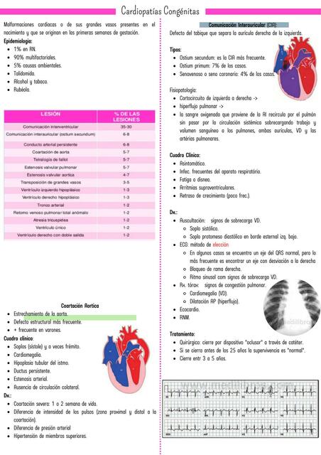 Cardiopatías Congénitas