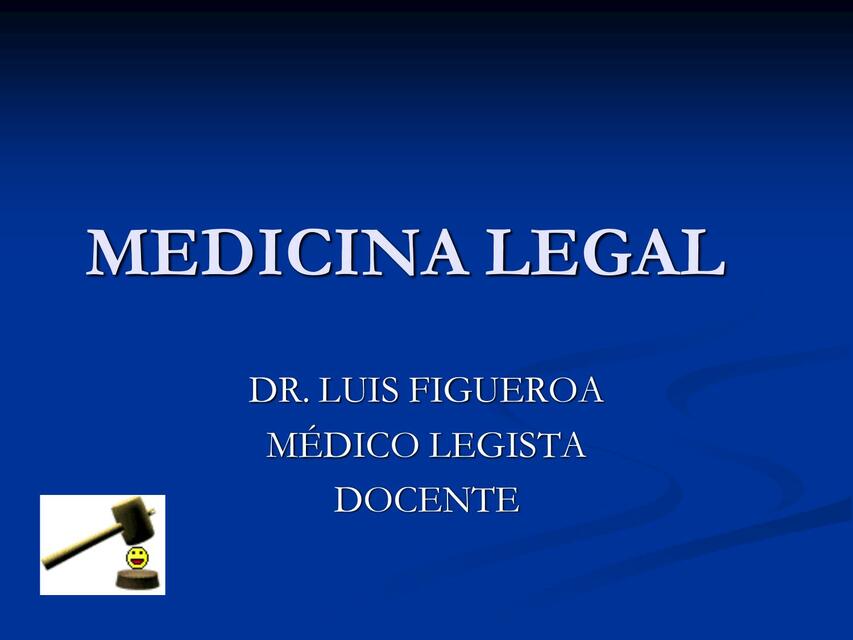 MEDICINA LEGAL