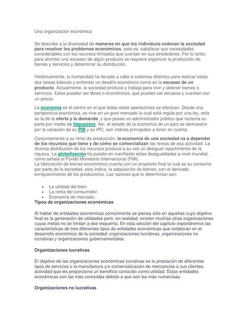 Organización económica Pedro Javier Herrera uDocz