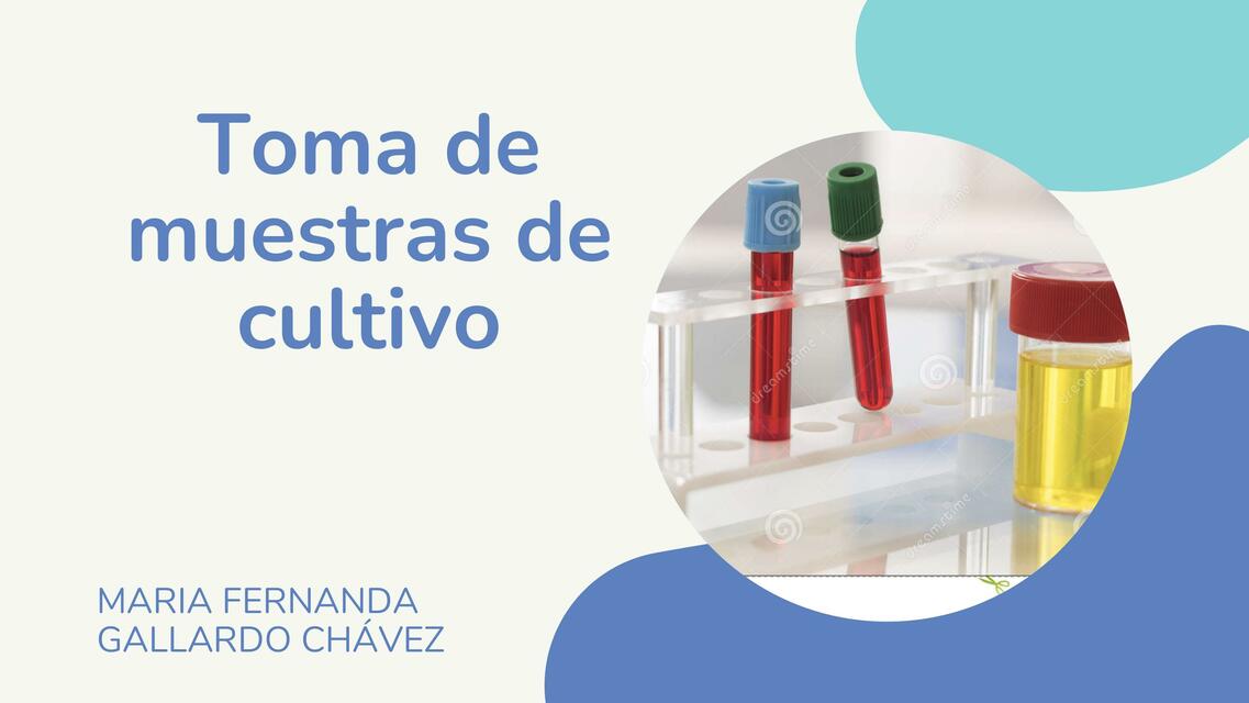 Toma de Muestras de Cultivos