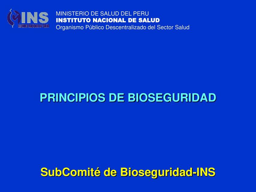  Principios de bioseguridad