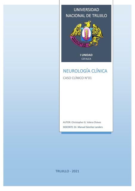 Caso Clínico Cefalea I Unidad