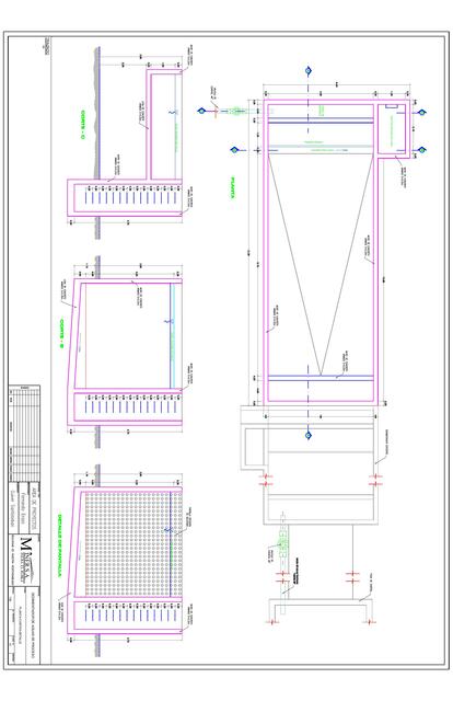 Sedimentador N 03 Planta y Corte