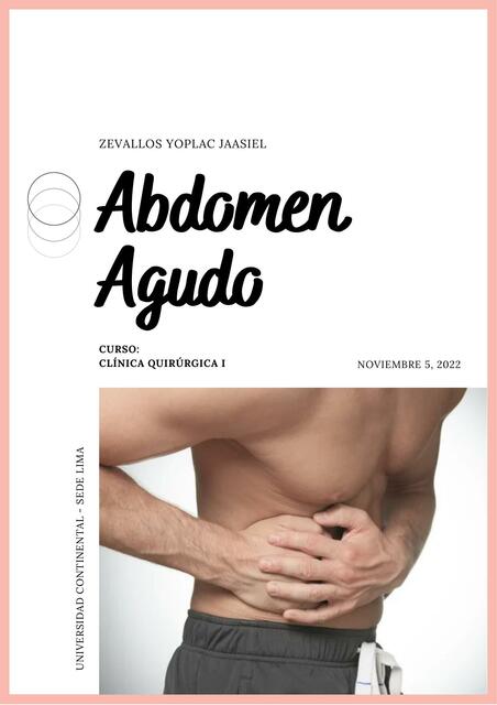 ABDOMEN AGUDO