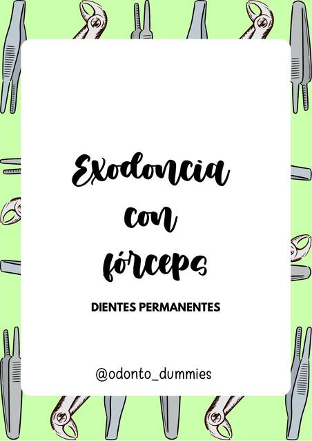 Exodoncia con Fórceps 